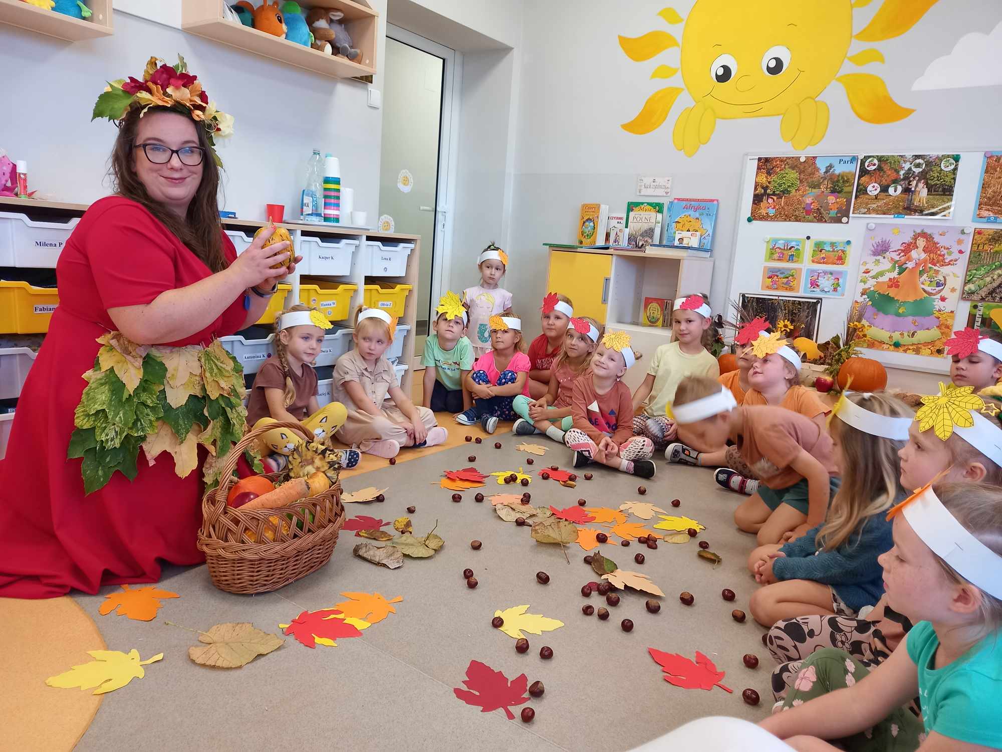 Promyczki witają Panią Jesień.