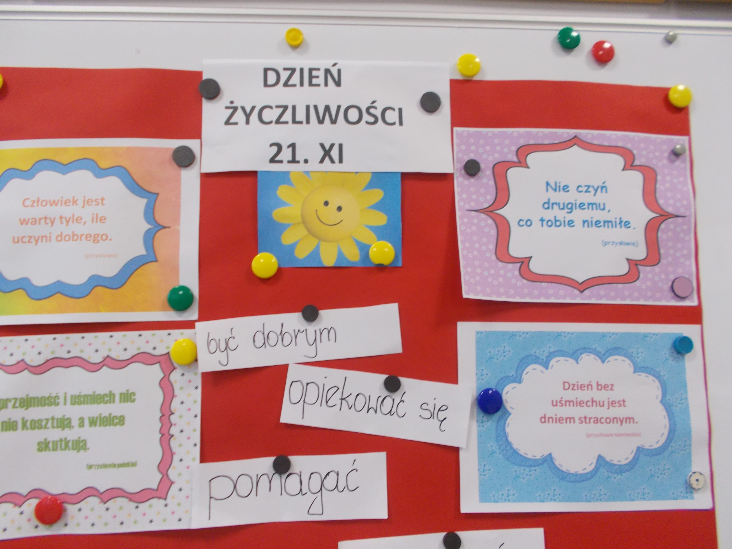 Dzień Życzliwości w grupie Mądrych Sów.