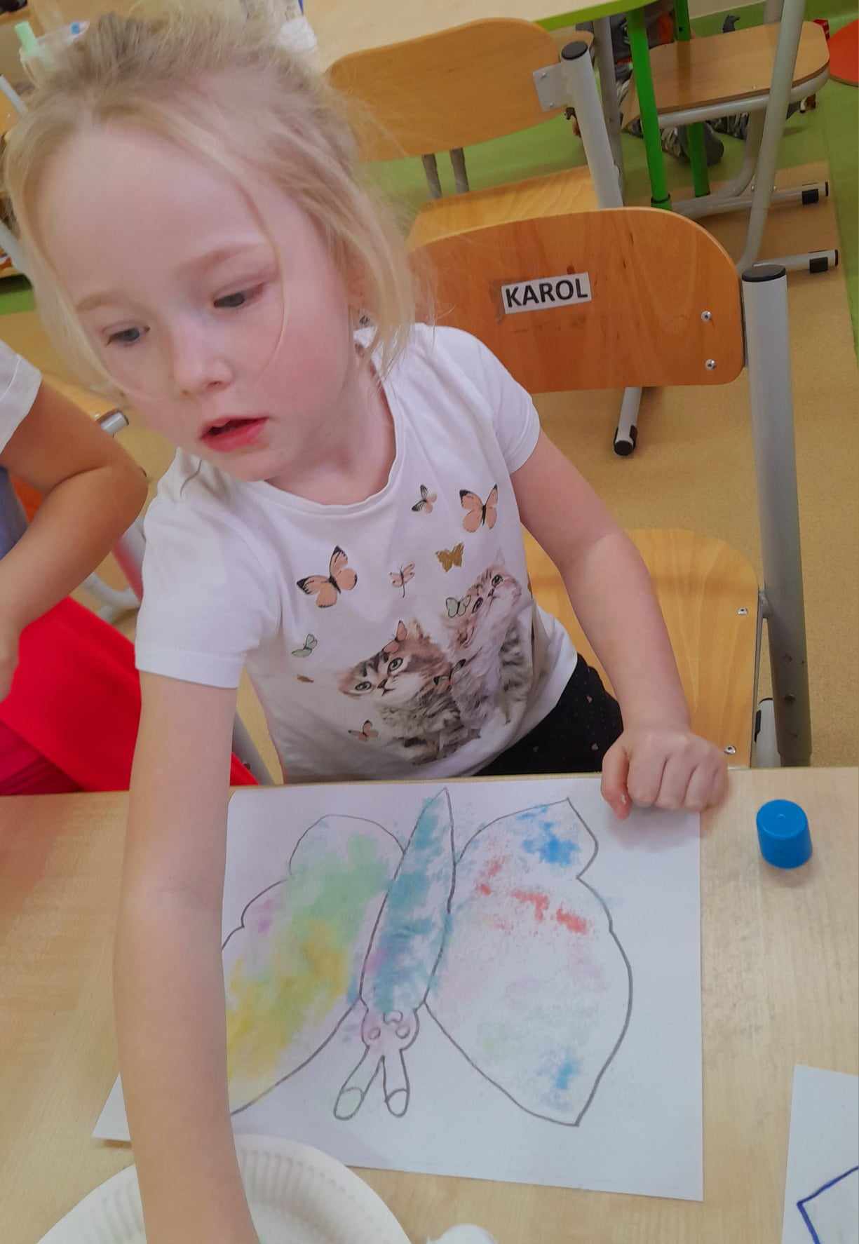 Innowacja pedagogiczna u Misiów. Barwienie soli.